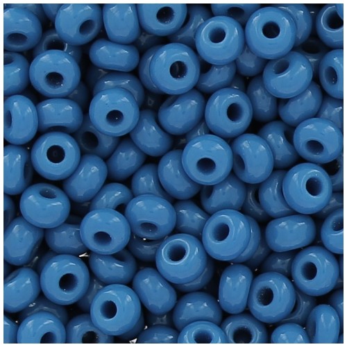 Preciosa Perles rocailles 11/0 2 mm - Blue Jean Opaque x250g