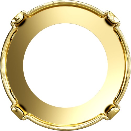 Serti griffe pour cabochon PureCrystal 1122 Rivoli 16 mm - Doré x1