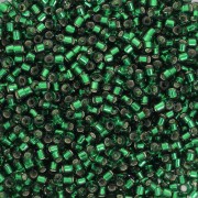 Miyuki Delica 11/0 DB0148 - Silver Lined Forest Green x8g|raw }}