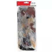 Plumes 8 à 12 cm pour bijoux et déco DIY - Naturel x10gr