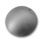 Perle ronde Polaris Dépolie 14 mm Jet Hematite x1