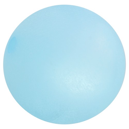 Perle ronde Polaris Dépolie 14 mm Aquamarine x1