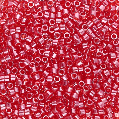 Miyuki Delica 11/0 DB0098 - Transparent Light Siam Luster x8g