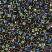 Miyuki Delica 11/0 DB0089 - Blue Lined Light Topaz AB x8g