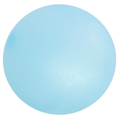 Perle ronde Polaris Dépolie 12 mm Aquamarine x1