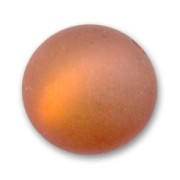 Perle ronde Polaris Dépolie 12 mm Crystal Copper x1