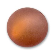 Perle ronde Polaris Dépolie 12 mm Smoked Topaz x1