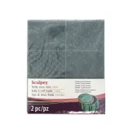 Plaques de texture 14x17 cm pour pâte polymère - Nature x2