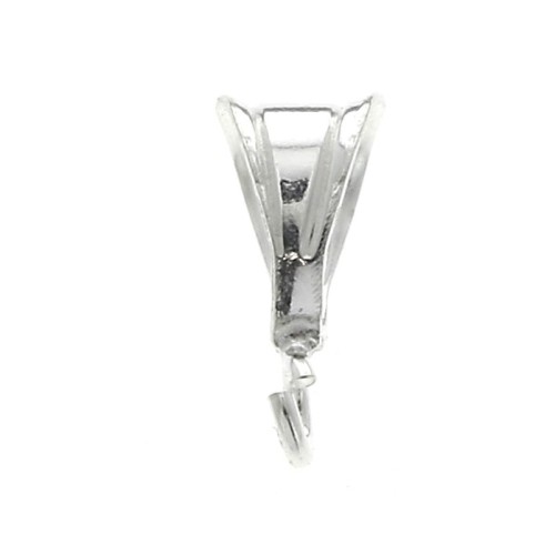 Bélière - Fabrication européenne - 10 mm avec anneau en Argent 925 x1