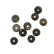 Perles rondelles Heishi Coco 7.5 mm Brun x7|raw }}