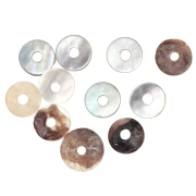 Perles rondelles Heishi nacre 5-6 mm x20