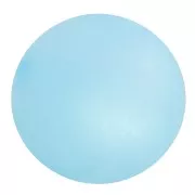 Perle ronde Polaris Dépolie 10 mm Aquamarine x1