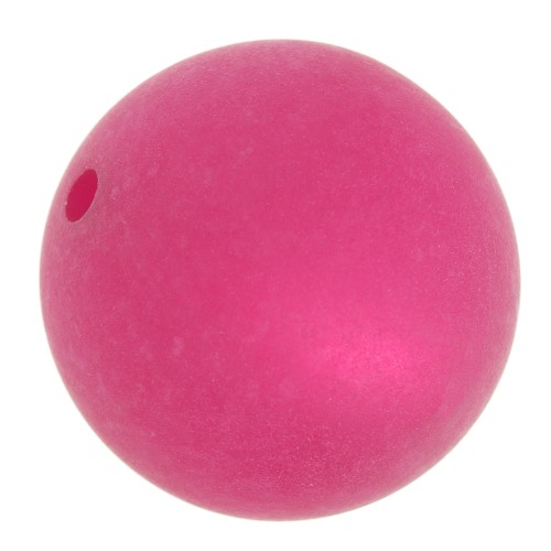 Perle ronde Polaris Dépolie 8 mm Fuchsia x1