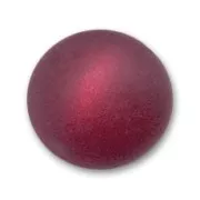 Perle ronde Polaris Dépolie 8 mm Burgundy x1