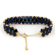 Cymbal Bead - Embout de finition pour perles Silky Beads 7x8mm Kalivia Doré à l'or fin x1