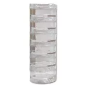 Tour de rangement 6 compartiments 12x3.9 cm pour perles Miyuki et fournitures x1