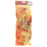 Plumes colorées 8 à 12cm pour bijoux et déco DIY - Jaune/Orange x10gr|raw }}