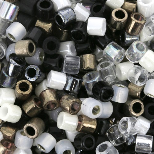 Mix Miyuki Delica 8/0 - Granite x8g