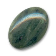 Cabochon ovale 25x18 mm Green Jade|raw }}