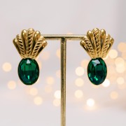 Serti pendentif à coller pour cabochon PureCrystal 4120 18x13 mm - Bronze x1