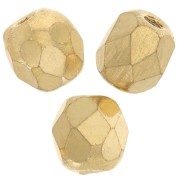 Facettes 8 mm 24K Gold Plated x10|raw }}