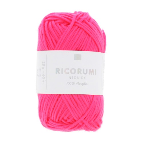 Acrylique Ricorumi par Rico Design pour Amigurumi - Neon Fuchsia 002 x 25g