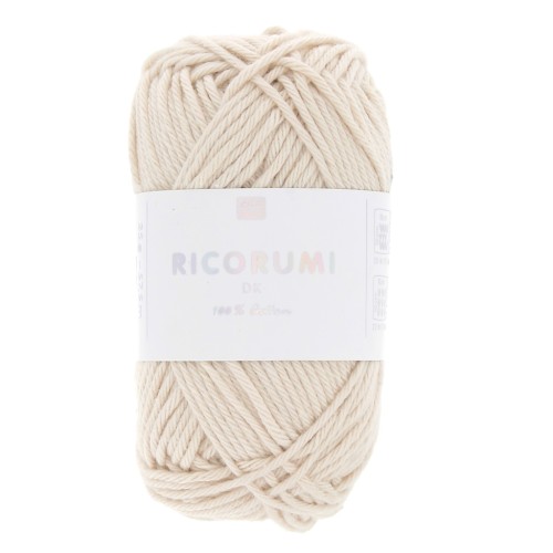 Coton Ricorumi par Rico Design pour Amigurumi - Ivoire 061 x 25g