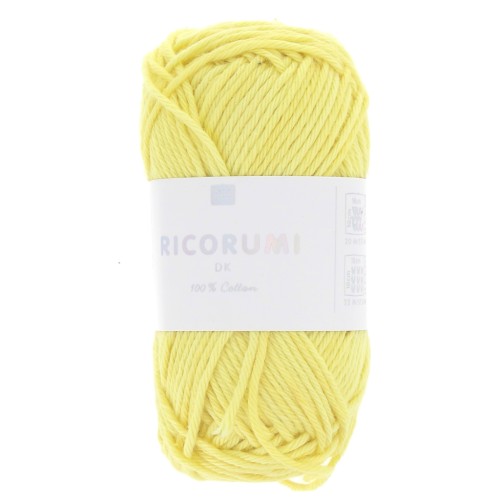 Coton Ricorumi par Rico Design pour Amigurumi - Jaune Pastel 062 x 25g