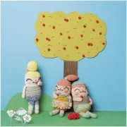 Coton Ricorumi Print par Rico Design pour Amigurumi - Vert Mix 005 x25g