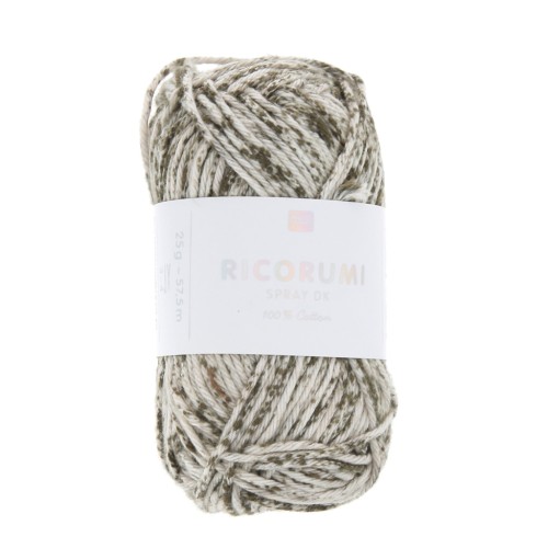 Coton Ricorumi Spray par Rico Design pour Amigurumi - Olive 007 x25g