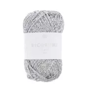Laine Lamé Ricorumi par Rico Design pour Amigurumi - Argenté 001 x10g