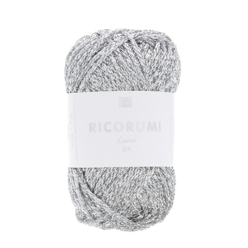 Laine Lamé Ricorumi par Rico Design pour Amigurumi - Argenté 001 x10g