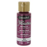 Peinture acrylique métallique - DecoArt Dazzling Metallics - Baie x59 ml|raw }}