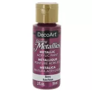 Peinture acrylique métallique - DecoArt Dazzling Metallics - Baie x59 ml