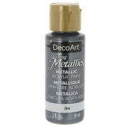 Peinture acrylique métallique - DecoArt Dazzling Metallics - Zinc x59 ml|raw }}