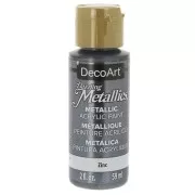 Peinture acrylique métallique - DecoArt Dazzling Metallics - Zinc x59 ml