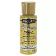 Peinture acrylique métallique - DecoArt Dazzling Metallics - Laiton Brillant x59ml