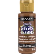Peinture acrylique multi-surfaces - DecoArt Americana Gloss - Milk Chocolate x59ml|raw }}