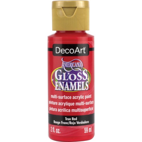 Peinture acrylique multi-surfaces - DecoArt Americana Gloss - Rouge Franc x59ml