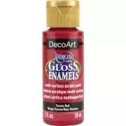 Peinture acrylique multi-surfaces - DecoArt Americana Gloss - Rouge Toscan x59ml