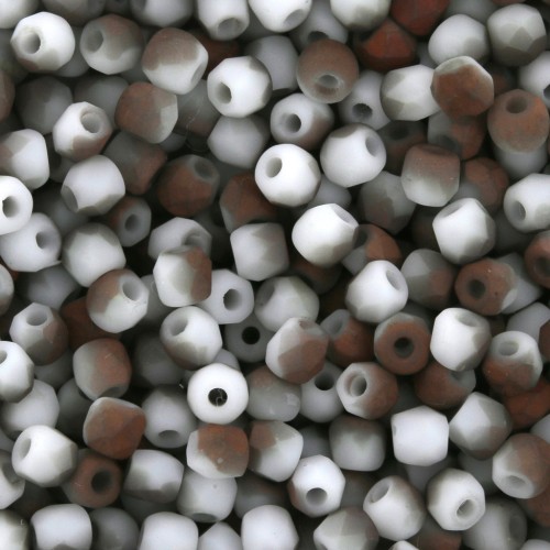 Facettes 2 mm véritable (True 2) Chalk White Sunset Mat x50