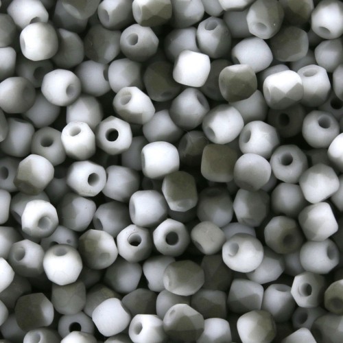 Facettes 2 mm véritable (True 2) Chalk White Valentinite Mat x50