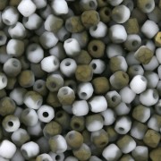 Facettes 2 mm véritable (True 2) Chalk White Amber Mat x50|raw }}