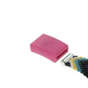 Fermoir aimanté interchangeable Hiilos 11 mm pour création de bijoux - Rose x1