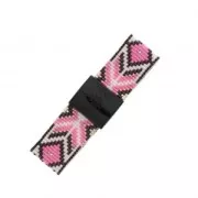 Fermoir aimanté interchangeable Hiilos 22 mm pour création de bijoux - Rose x1