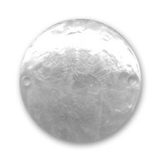 Intercalaire disque 2 trous 40 mm argenté antique x1|raw }}