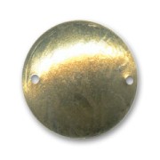 Intercalaire disque 2 trous 25 mm bronze x1