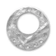 Intercalaire rond 5 rangs 40 mm argenté antique x1