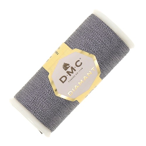 Fil à broder DMC Diamant Gris Anthracite (D317) x35m