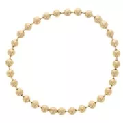 Bague fine chaîne maille boule 1.5 mm Taille 56-58 en Gold filled (or laminé)  x1